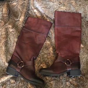 GORGEOUS rare Lucky Brand Ox Blood color boots!